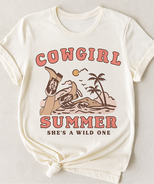Cowgirl Summer Tee – She’s a Wild One