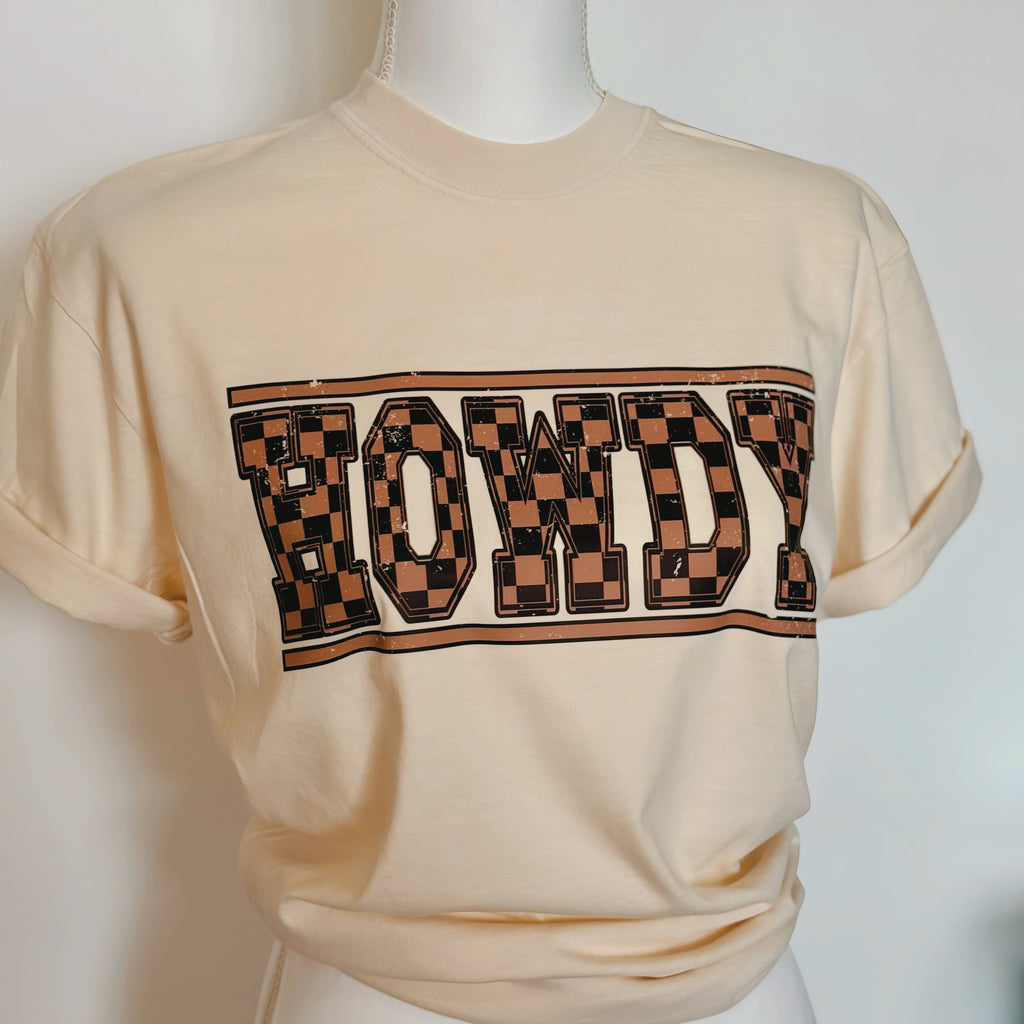 Howdy Checker Tee