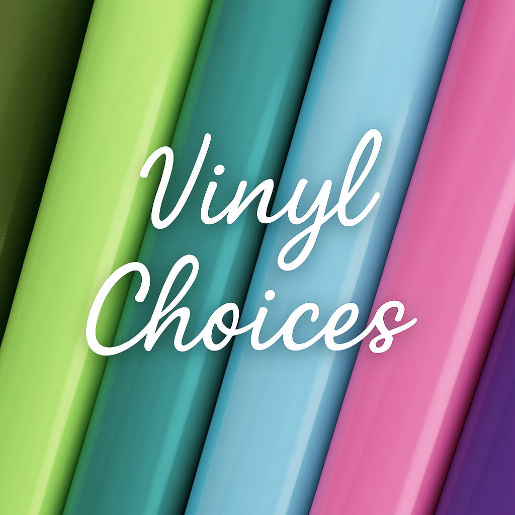 Vinyl Customization- Add Your Name or Phrase