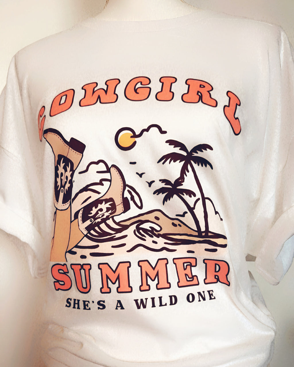 Cowgirl Summer Tee – She’s a Wild One